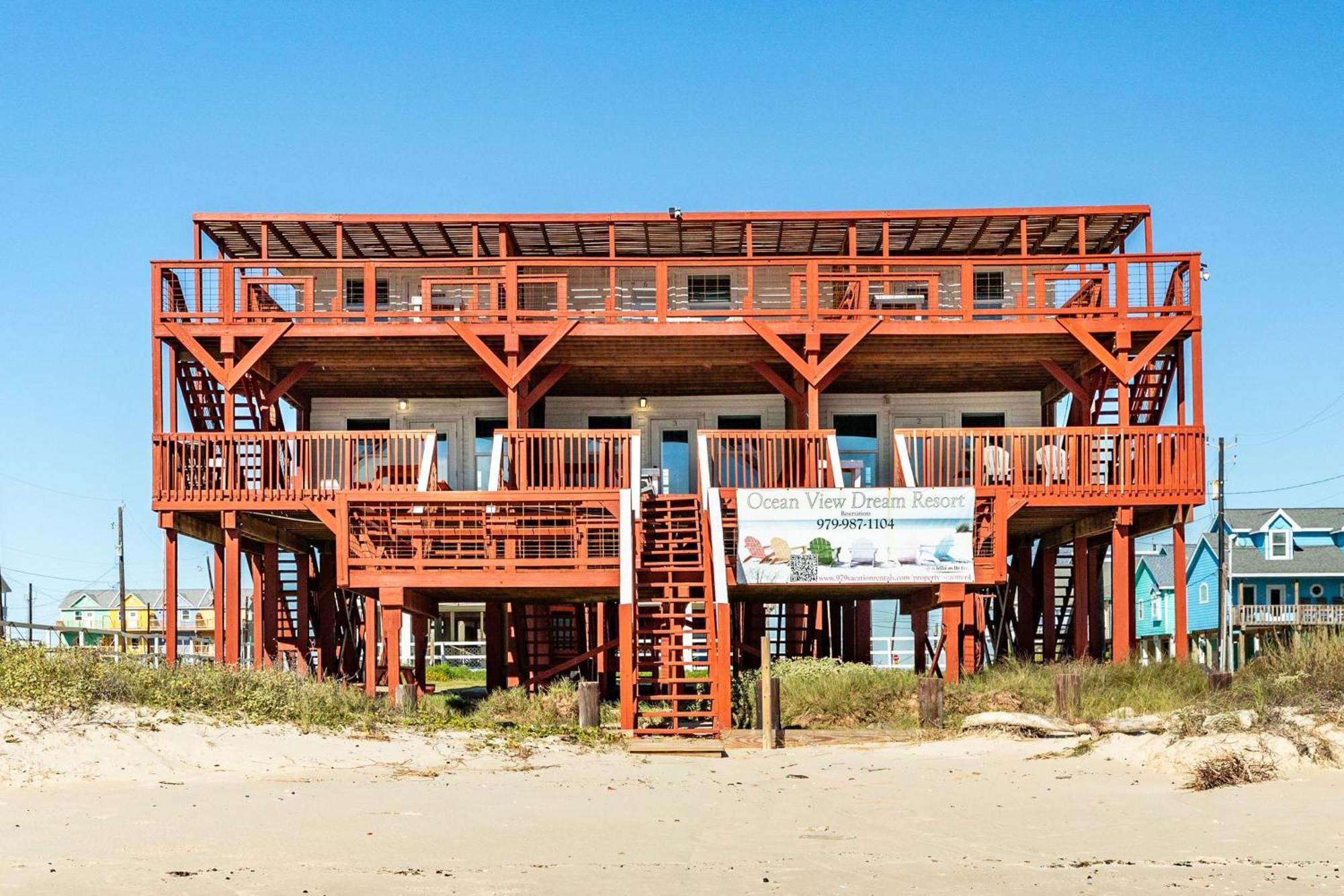 Villa Unobstructed Oceanfront Sand Dollar Unit 7 Beach Pad! Surfside Beach Exterior foto